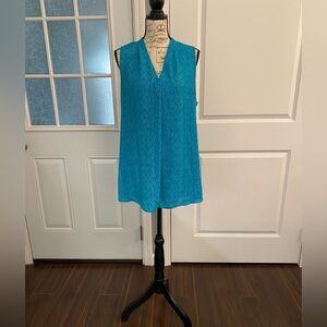 Worthington‎ Teal Blue Sleeveless Top - Size Extra Large XL E